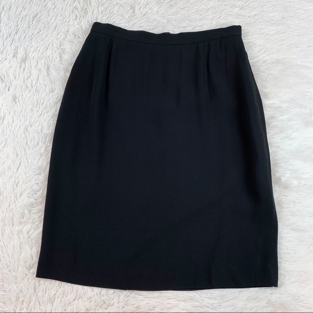 Moschino Cheap and Chic black pencil skirt‎ solid workwear Made in Italy